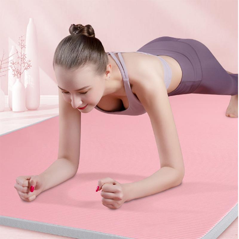 Yoga Mat Beginner Thickening Non-slip Female Widening and Lengthening Fitness Yoga Mat Floor Mat Home Carpet Dance