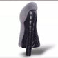 Winter Jacket Women Deerskin Plus Size Thick Coat Lapel Trench Jacket Solid Color