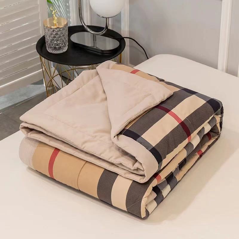 Skin Friendly Water Washed Cotton Thin Air Conditioner Quilt In Summer Single Double Child Student Summer Cool Quilt Core