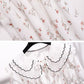 Fashion Bohemian Chiffon Floral Dress Girl Summer Sweet Dress Ruffled Elegant Midi Beach Dress