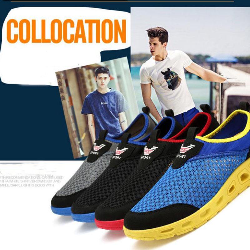 Men 'S Sneaker Summer Breathable Mesh Shoes Sports Casual Shoes Running Shoes Non -Slip Breathable Sports Shoes