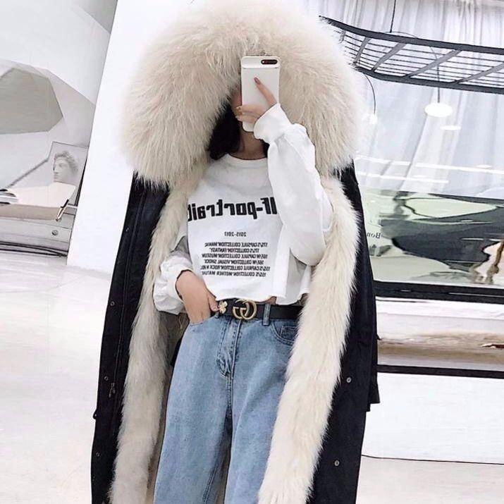 Winter Coat Shawl Jacket Hood Faux Fur Scarf Collar Overcoat Necks Down Coat Accessories