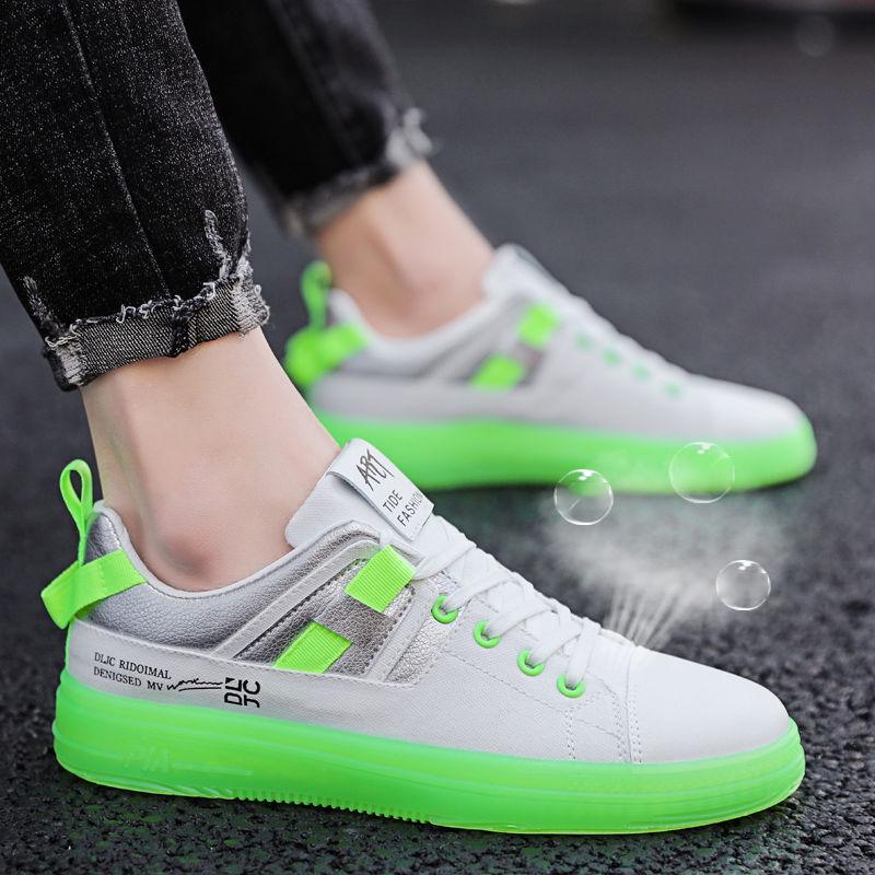 Leather Men Casual Shoes Fashion Sneakers Footwear Soft Rubber Male Flats Shoe White Mens Shoes Sales Man Designer