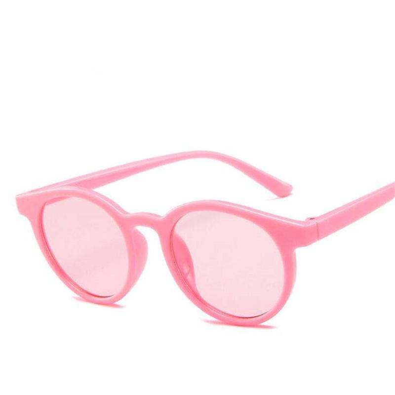 WTEMPO Fashion Round Kids Sunglasses Candy Colors Cute Child Baby Safety Sun Glasses for Baby Girls