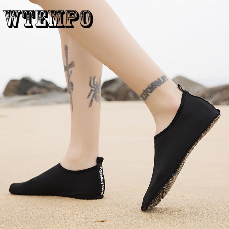 Men Women Water Shoes Summer Aqua Slippers Beach Slip on Waterpark Sandals Slides