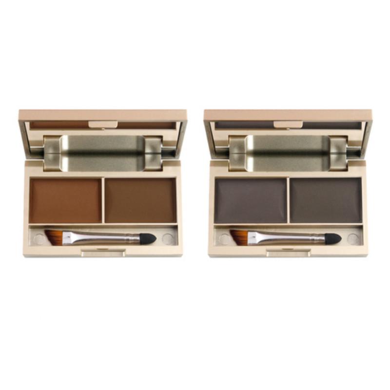 Two-color eyebrow powder tray combination set does not change color eye shadow nose shadow