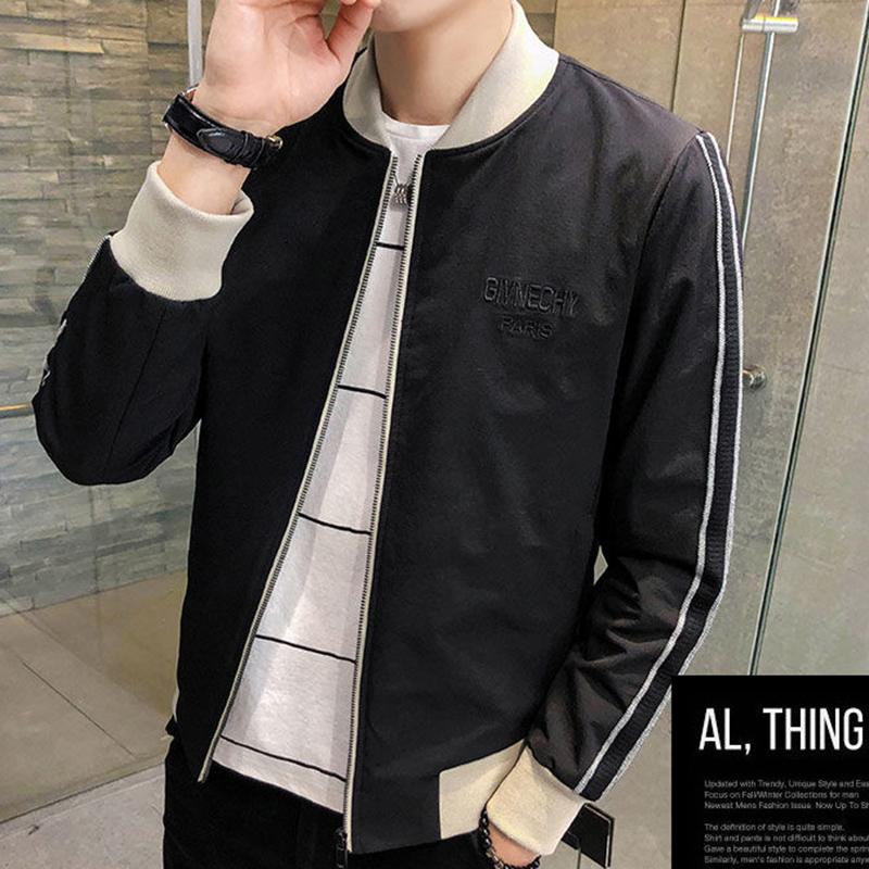 Autumn and Winter Jackets Men's Jackets Boys Student Clothes Baseball Uniforms Korean Version of The Trend of New Casual All-match