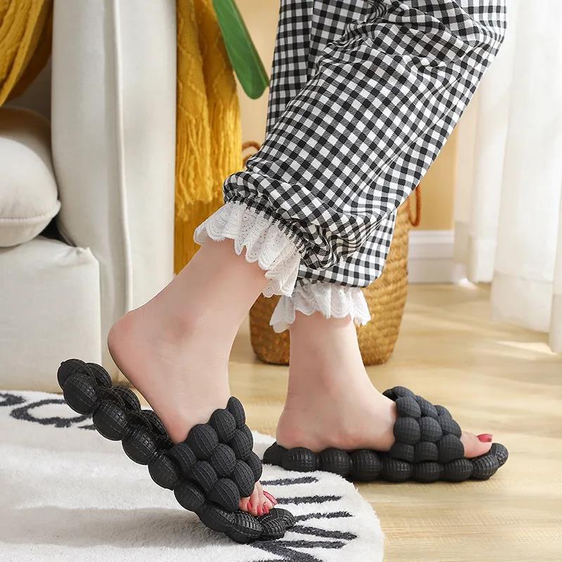 Couples Non-slip Indoor Slippers Men and Women Summer Soft Bottom Outer Wear Slippers
