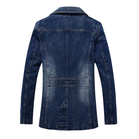 Casual Mens Denim Jacket Plus Size 4XL Bomber Jacket Men Cowboy Men's Jean Jacket Chaqueta Hombre