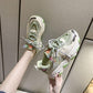 Women Platform Chunky Sneakers Lace-up Casual Vulcanize Shoes Luxury Designer Colorful Dad Sneakers
