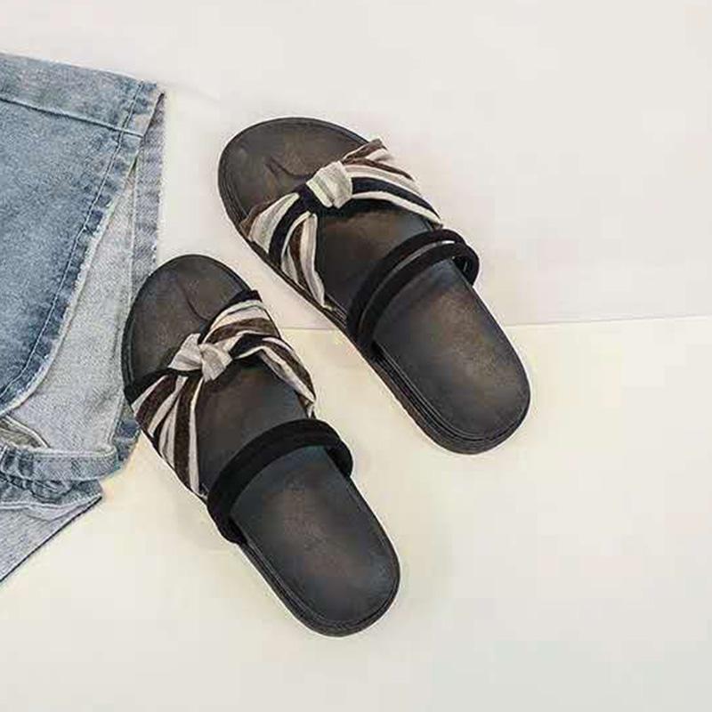 Summer Two-wear Sandals Female Fashion All-match Korean Fairy Style Students Rome Flat Beach