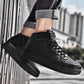 Fashion Shoes Men Sneakers Men Boots Hip Hop Leather Casual Shoes White Gym Shoes