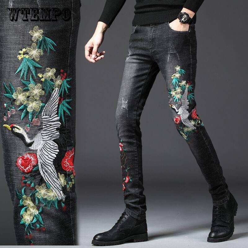 Jeans Fashion Men's Pants Tights Jeans
