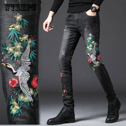 Jeans Fashion Men's Pants Tights Jeans