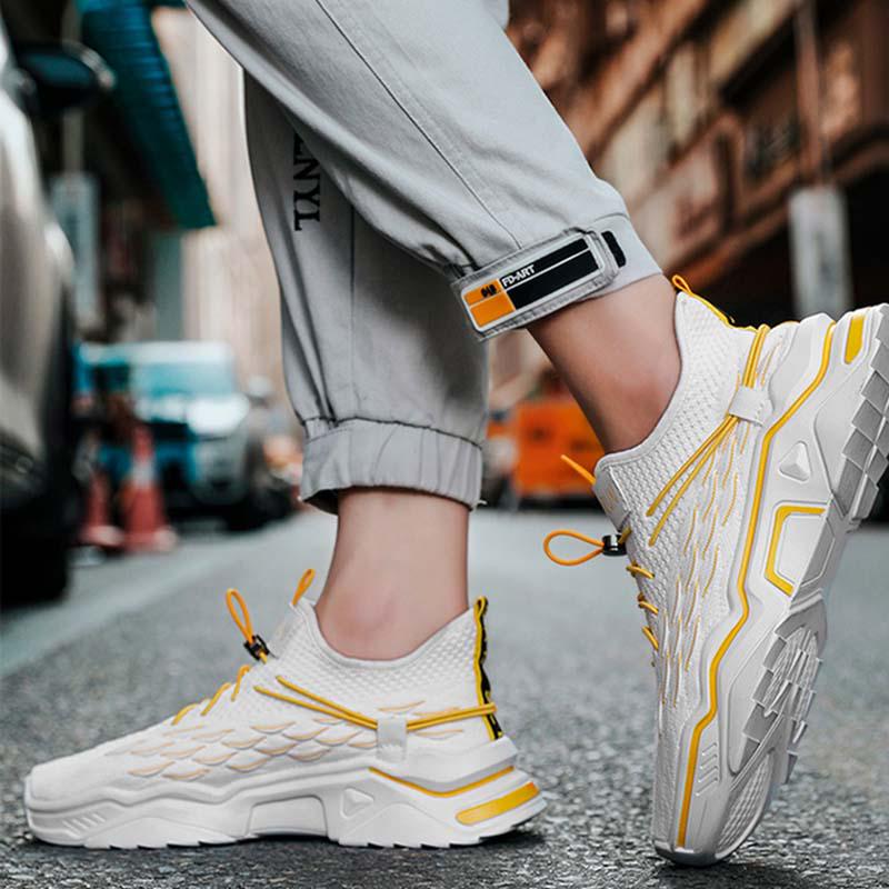 Size 39-44 Summer High Quality Men Mesh Sneakers Breathable Basketball Shoeses Non-slip Running Shoes Outdoor Travel Shoes