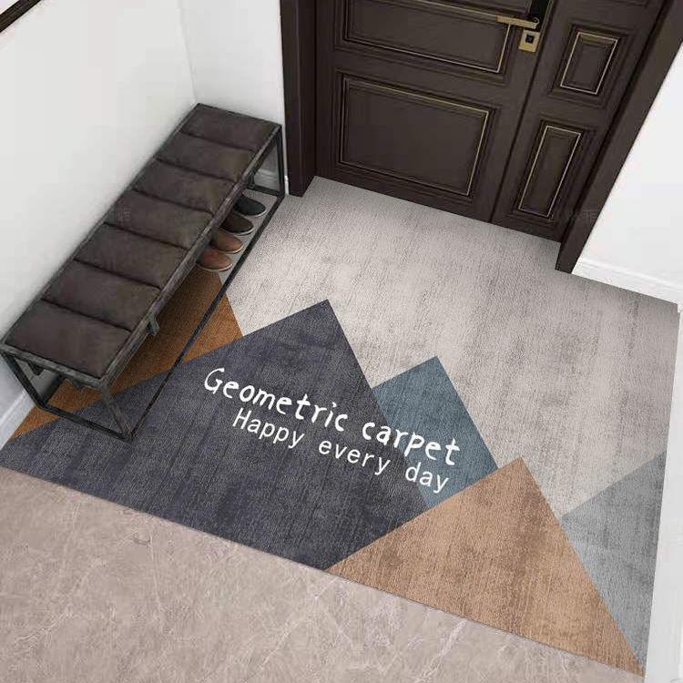 Light Luxury Entrance Mat 60*90cm Entrance Door Mat Door Mat Entrance Door Porch Mat Non-slip and Easy To Take Care Of