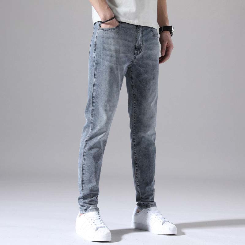 Summer Thin Long Pants Men's Jeans Men's Pants Straight Loose Casual All-match