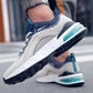 Men's Sports Shoes Fashion Versatile Lightweight Leather Surface Waterproof Non-Slip Running Shoes