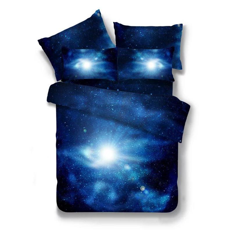 WTEMPO Starry Sky 3d Oil Painting 3/4pcs Bedding Sets Queen Size Bedding Set Comforter Cover