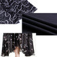 Long Print Chiffon Skirt Women Summer Elegant High Waist Pleated Sun Maxi Skirt Female