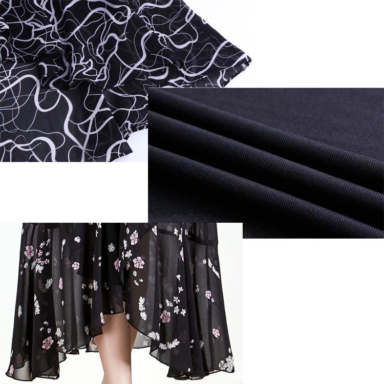 Long Print Chiffon Skirt Women Summer Elegant High Waist Pleated Sun Maxi Skirt Female