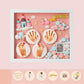 Baby's Hand and Foot Impression Mud Fetal Hair Souvenir Photo Frame Newborn Baby's Hand and Foot Impression Permanent Full Moon Hundred Day Gift