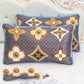 A Pair of Ice Silk Pillowcases Simple Patterned Style Summer Cute Tencel Cool Pillow Core Set Can Be Washed