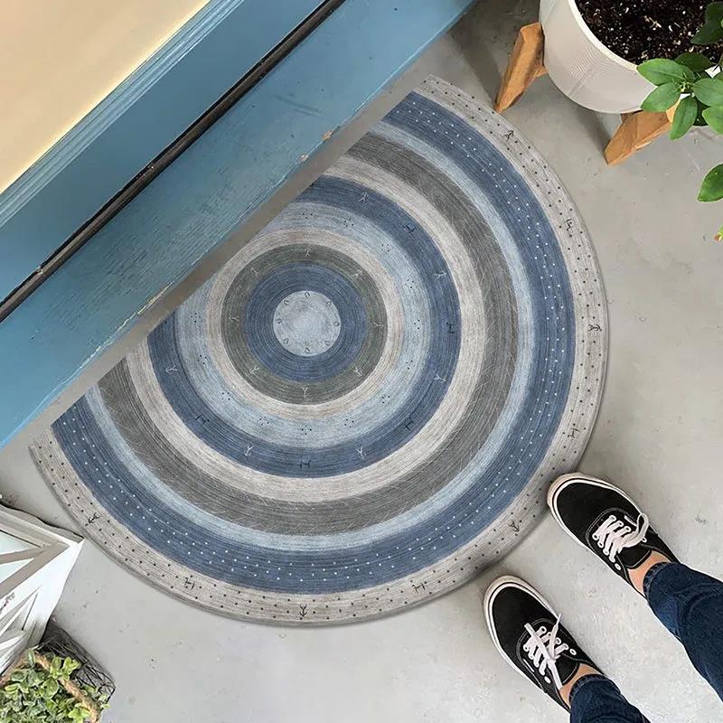 Semi-circular National Damper Pads Into The Household Cushion Porch Home Door Front Door Pad Non-slip 50*75cm/60*90cm