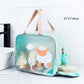 Dry and Wet Separation Toiletry Bag Cosmetic Bag Women Clear Handbag Waterproof for Bathing Swimming Beach Portable Transparent Bag