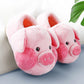 Autumn and Winter Piglet Cotton Slippers Non-slip Thermal Insulation Bag with Cotton Shoes Comfortable Casual and Fashionable
