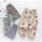 Children's Mosquito Pants Summer Thin Boys and Girls Printed Pineapple Geometry Pattern Trousers Casual Pants Leggings