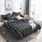 Comforter Bedding Sets Simple Boy Men Women for Striped Lattice Printing Duvet Cover