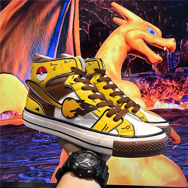 High Top Men Sneakers Comics Running Basketball Shoes Women Breathable Wear-resistant Canvas Shoeses