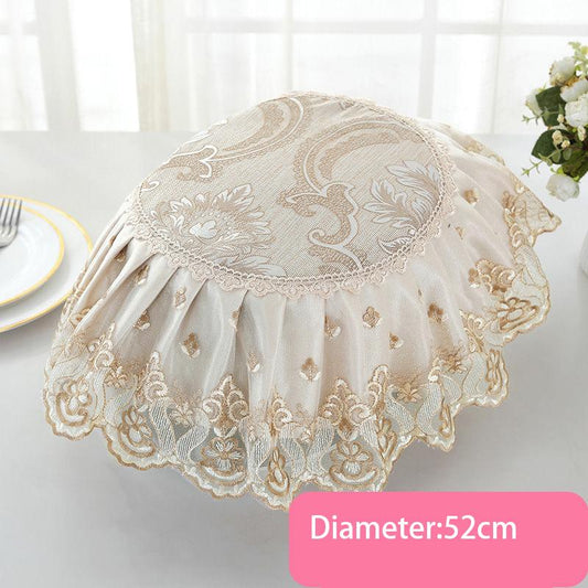 Rice Cooker Cover Cloth Round Dust Cover European Pastoral Lace Multi-purpose Cover Towel Rice Cooker Multi-purpose Cloth Cover