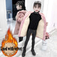 Fashion Children Winter Jacket Russia Winter Fur Fleece Jacket for Girls Kids Cotton Outerwears