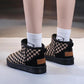 Autumn and Winter Snow Boots Women's Thickened Fleece Waterproof and Non-slip Cotton Shoes