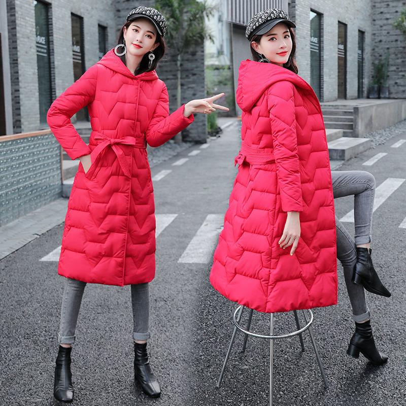 Slim-fit Down Padded Jacket Down Jacket Women Mid-length Padded Jacket Women Korean Winter Hooded Padded Padded Jacket