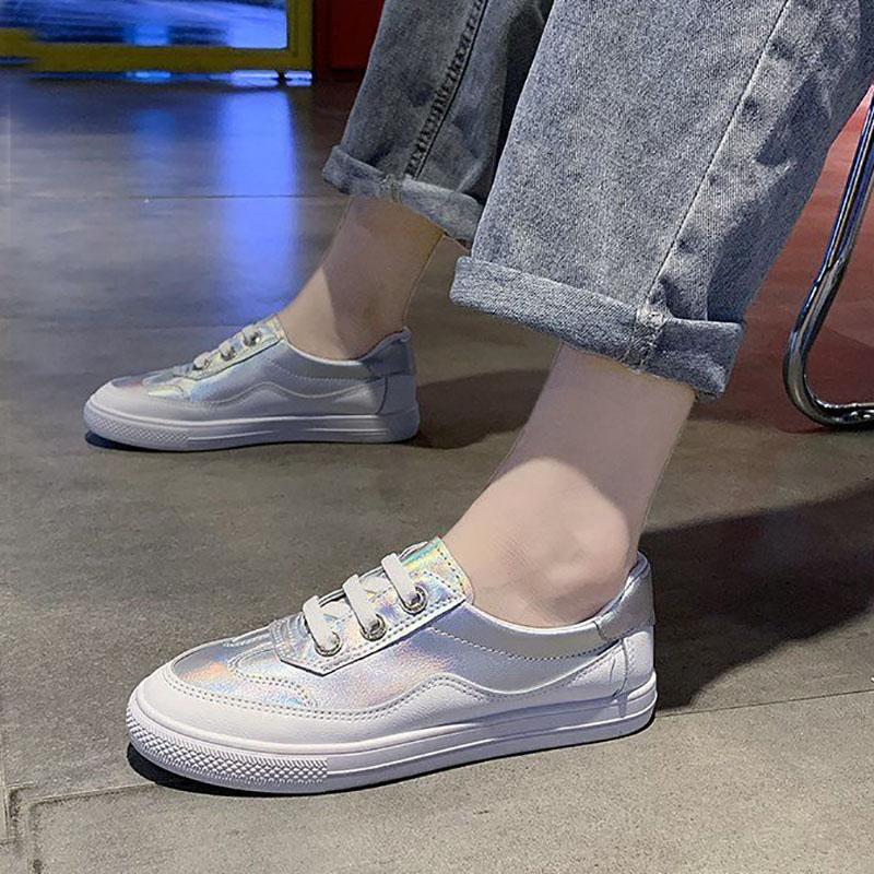 Colorful Laser Women's Shoes Sports Shoes Spring and Summer Students Korean Style Casual Shoes