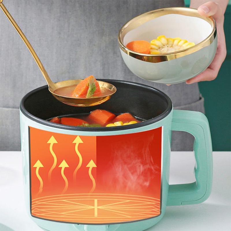 Wok Dormitory Small Electric Cooker 2 People Rice Cooker Instant Noodle Pot Electric Cooker Multi-function Electric Pot Electric Wok Porridge Pot