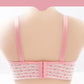 Sexy Front Button Bra Thin Comfortable Breathable No Rims Women's Underwear Gathered Adjustable Bra