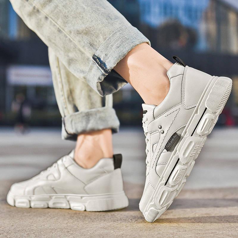 Trendy casual shoes men's sneakers men's flat shoes waterproof men's shoes large size 45 board shoe