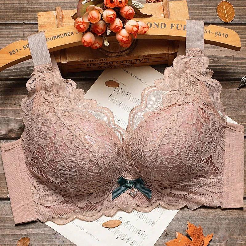 Large Size Sexy Bra Without Steel Ring Soft and Comfortable Light Underwear Women Gather To Adjust The Anti-glare Tube Top Bra