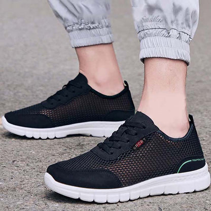 New Breathable Mesh Shoes, Comfortable Casual Sports Shoes, Non-slip Wear-resistant Flat-bottomed Mesh Shoes
