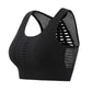 Women Sports Bra  Mesh Brathable Push Up Female Gym Fitness Sports Underwear Female Yoga Bra