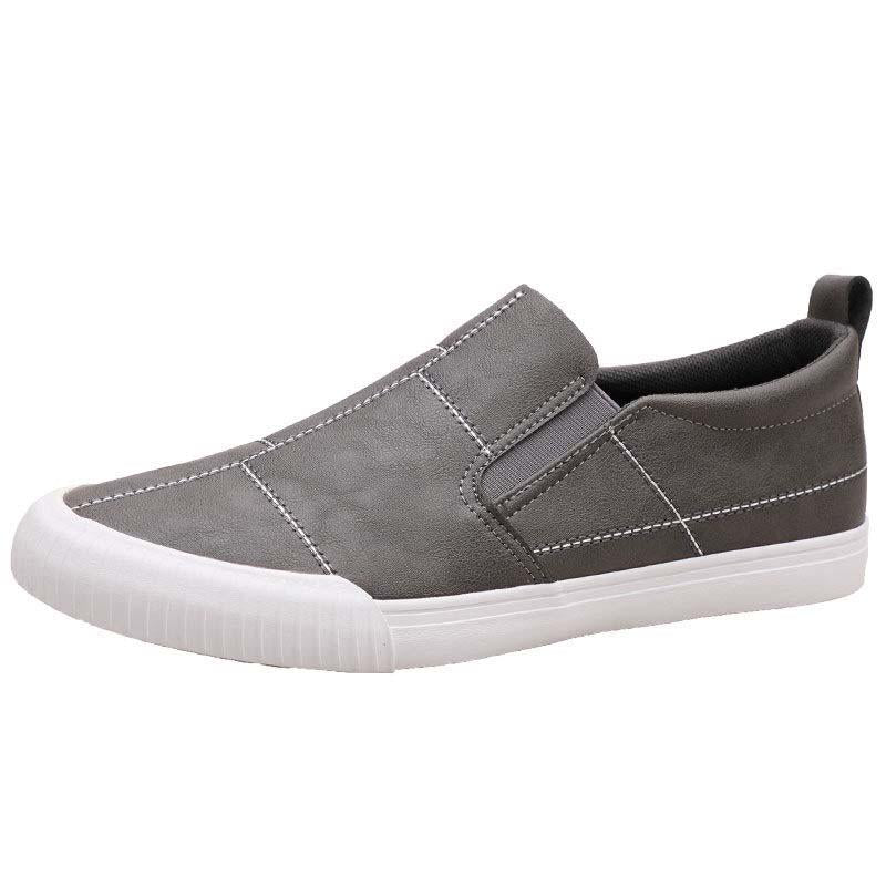 Plus Size 38-44 Summer Men Leather Sneakers Comfortable Deodorant Running Basketball Shoes Breathable Shockproof Non-slip Black Shoes