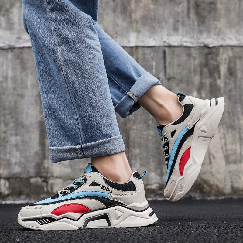 Middle help daddy shoes men's single men's sports shoes trainer men's footwear casual outdoor