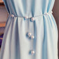 Pearl Thin Waist Chain Simple Versatile Decorative Dress with Skirt Slim Waist Thin Belt Women