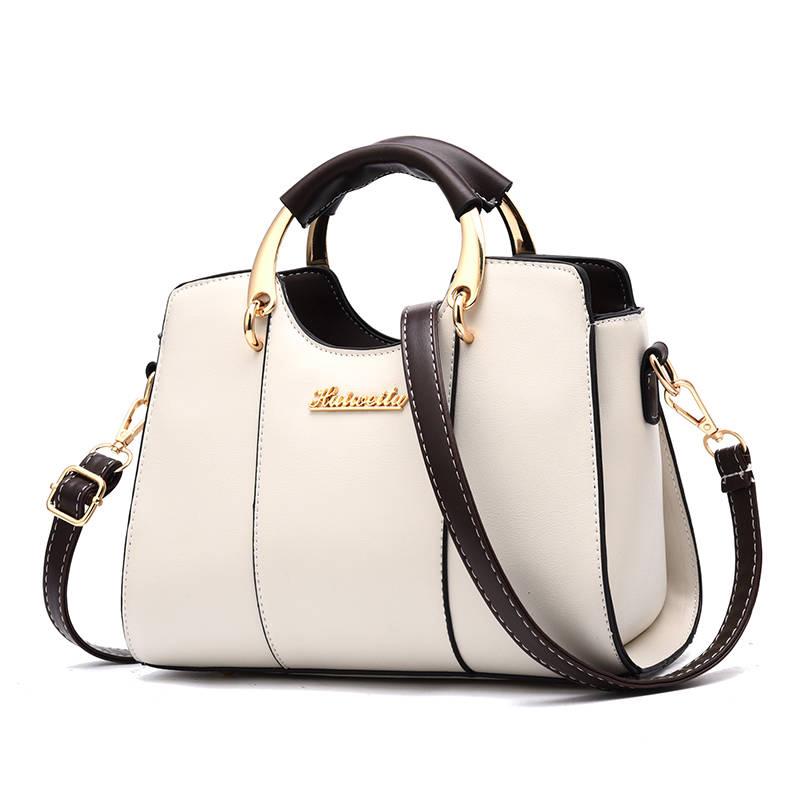 Wild Crossbody Bag Women Black Leather Anti-theft Multi-function Large Capacity Shoulder Bag Tote