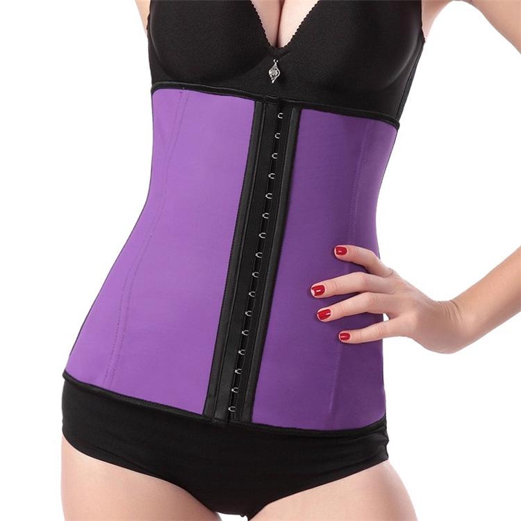 Slimming Body Shaper Woman Sexy Waist Trainer Underbust Corsets & Bustiers Satin Steel Boned Waist