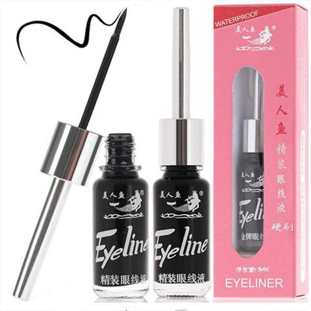 Eyeliner beauty Non-staining Quick-drying Waterproof Non-makeup Soft-head Hard-head Eyeliner 9ml